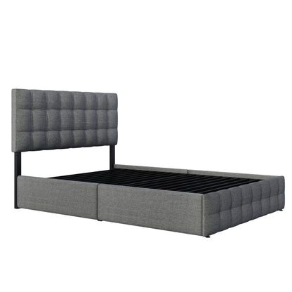 Hangstoel – Schommelstoel – Hangstoel Met Frame – Hangmand – Lounge Stoel – Donkergrijs – Teddystof Met Foamvulling – Modern Rattan Design