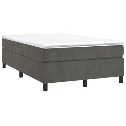 Modern Minimalist Bed Frame - Heavy-Duty Platform Bed with Easy Assembly, No Box Spring Needed, Sturdy Wooden Construction - Mattress-Friendly Design for All Seasons - Ideal for Small Spaces & Contemporary Bedrooms - Grigio S