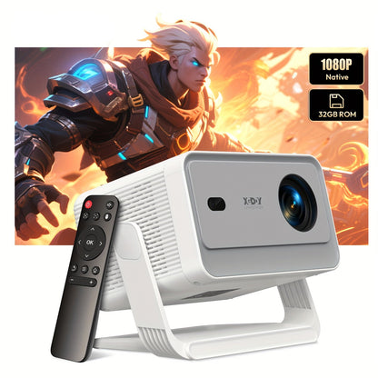 Projector – Beamer – Multimedia Projector – Draagbare Projector – Wifi Projector – Full HD 1080p Resolutie – 650 ANSI Lumens Helderheid – Wit