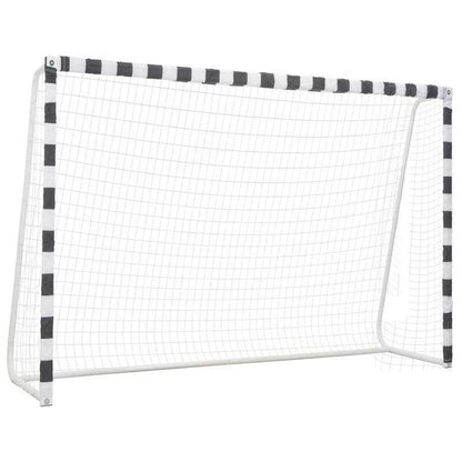Voetbaldoel – Soccer Goal – Football Net – voetbalgoal – voetbaldoeltje – Metaal – 300x200x90 cm – Weerbestendig – Inclusief Bevestigingshaken