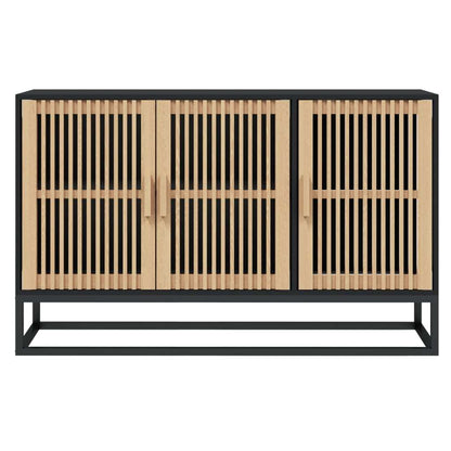 Dressoir – Opbergkast – Ladekast – Kast – Meubel – Zwart Hout – Compact Formaat 105x30x65 cm – Duurzaam & Praktisch Design
