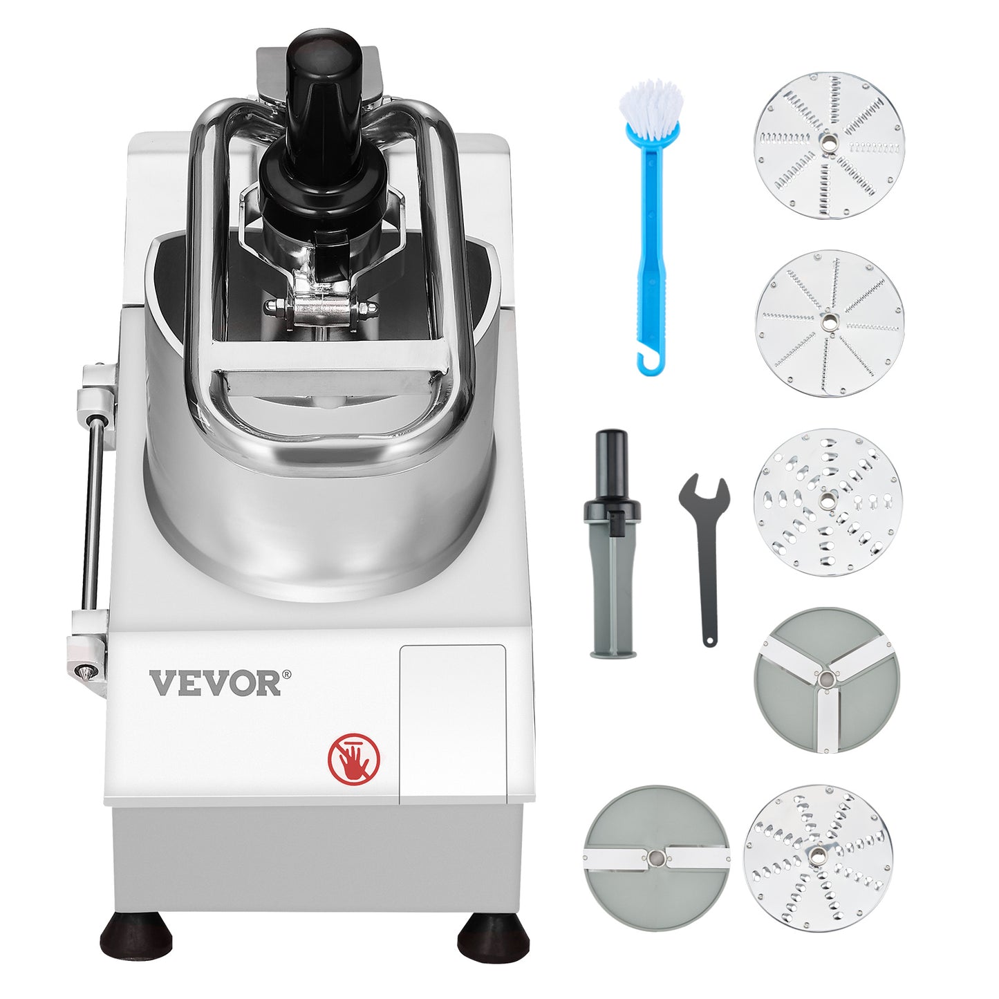 Keukenmachine – Foodprocessor – Keukenrobot – Keukenmixer – Hakmolen – 750W Motor – 6 Roestvrijstalen Messen