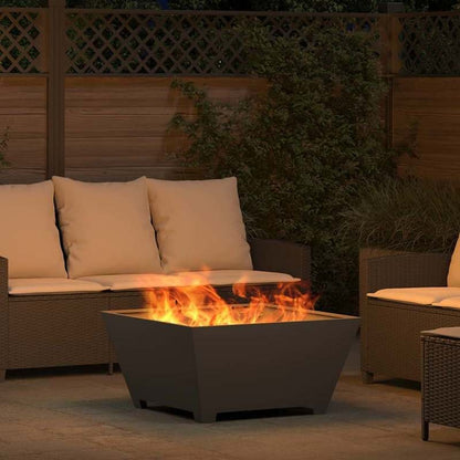 80x80x40cm Black Fire Pit Home Patio Medium-Sized Fire Stove Matching for Multi-Person Terrace Leisure Gatherings Used for Daily Garden Activities Suitable for Winter Heating, Patio Heating, Backyard Gatherings, Stylish Firep