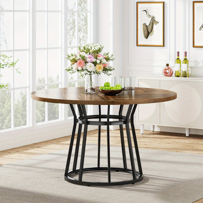 Eettafel – Tafel – Keukentafel – Dinerbank – Eetkamertafel – 31,5 Inch Vierkant – Hoogwaardige Houtafwerking – Stevige Poolpoot