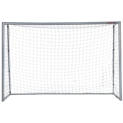 Voetbaldoel – Voetbalgoal – Doelnet – Tuindoel – Trainingsdoel – Weerbestendig – Duurzaam Metalen Frame – 300 x 200 x 120 cm – Eenvoudige Montage – Grijs