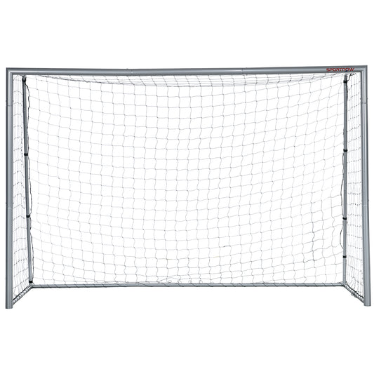 Voetbaldoel – Voetbalgoal – Doelnet – Tuindoel – Trainingsdoel – Weerbestendig – Duurzaam Metalen Frame – 300 x 200 x 120 cm – Eenvoudige Montage – Grijs