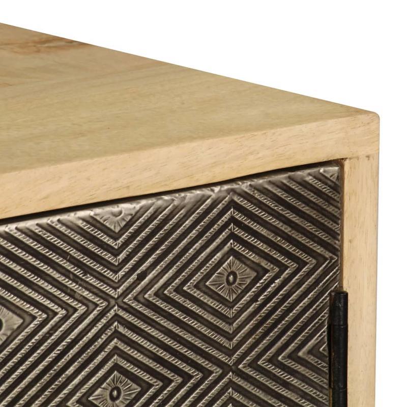 Dressoir – Sideboard – Opbergkast – Kast – Meubel – Massief Grenenhout – Bruin – Compact Formaat 75x35x70 cm – Afneembare Opbergvakken