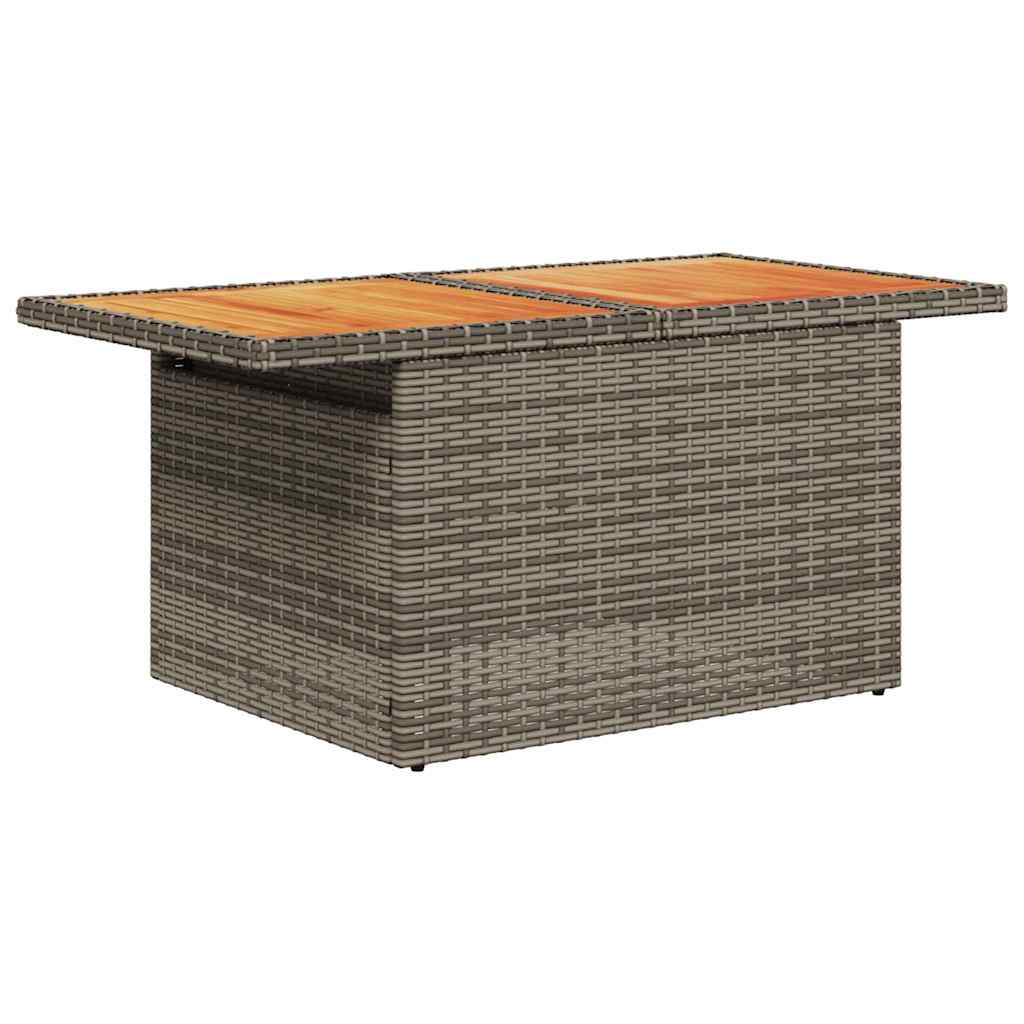 Lounge Tuinset – Loungeset – Tuinmeubelset – Zitgroep – Balkonset – Poly Rattan – 11-Delig – Inclusief Wasbare Kussenhoezen – Waterdichte Opbergtassen