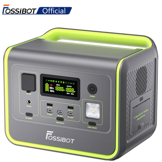 Draagbare Powerstation – Mobiele Generator – Noodstroomvoorziening – Camping Accu – Solar Generator – 512Wh Capaciteit – Snel Opladen 1,5 Uur – Lithium IJzerfosfaat Batterij – 800W AC Uitgang