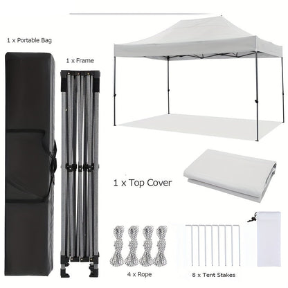 Pop-Up Canopy Tent – Partytent – Schaduw Tent – Buiten Tent – Ruim 3x4,5 Meter – Lichtgewicht Alloy Frame – Inclusief Draagtas