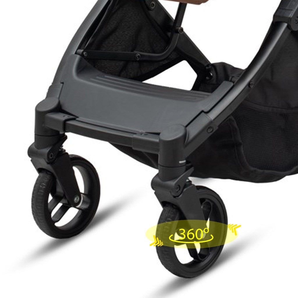 Kinderwagen – Buggy – Wandelwagen – Babywagen – Stroller – Zwart – Ultralicht Aluminium Frame – Compact Opvouwbaar