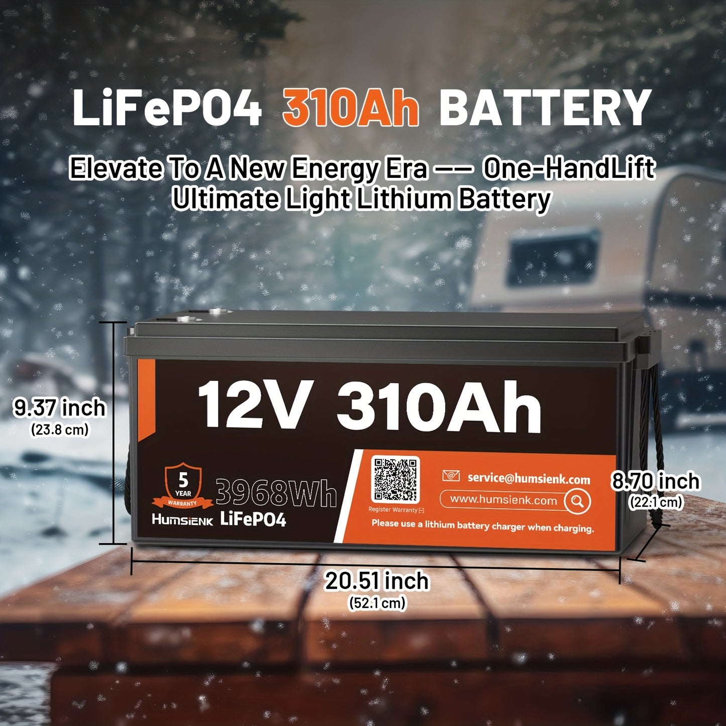 LiFePO4 Accu – Lithium Accu – Bootaccu – Camperaccu – Batterij Set – 2x 12V 310Ah – 100A BMS Ingebouwd – Laagtemperatuurbescherming