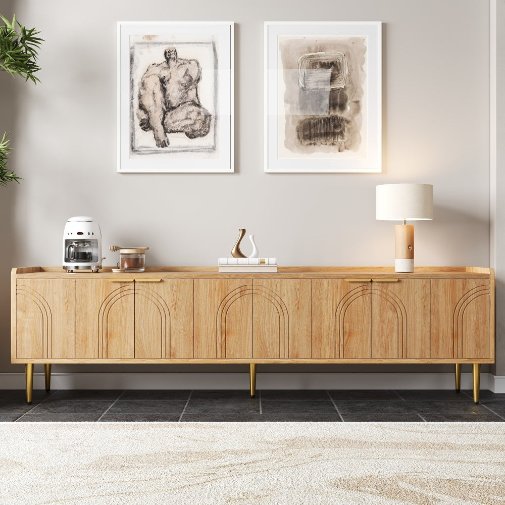 Salontafel – Koffietafel – Bijzettafel – Woonkamertafel – Tafel – Ronde Glazen Blad – Zwarte Metalen Poten – Diameter 79 cm – Gehard Glas 0,8 cm Dik