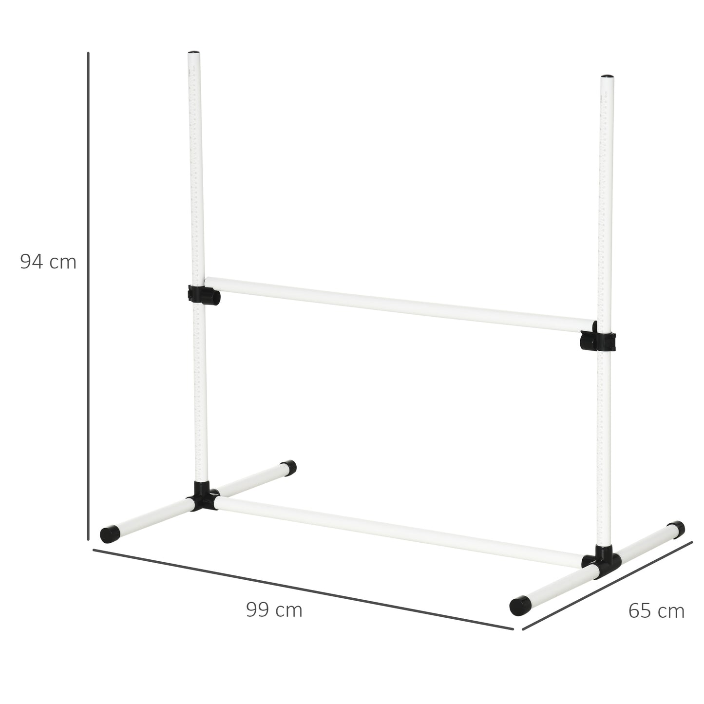 Salontafel – Koffietafel – Bijzettafel – Tafeltje – Compacte Tafel – Eikenlook – Ruimtebesparend – Voor 2 Personen – Natuurlijke Houtafwerking – Wit Metalen Onderstel