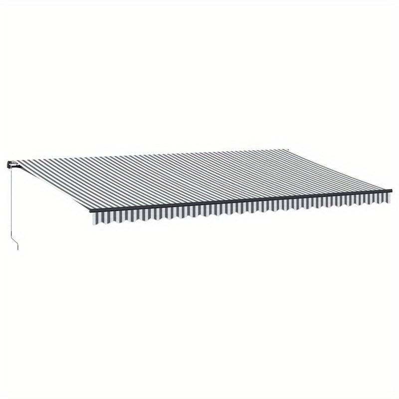 Zonnescherm – Zonwering – Terrasoverkapping – Buitenluifel – Uitvalscherm – Handmatig Inklapbaar – Metaal Frame – 600x300 cm – Antraciet