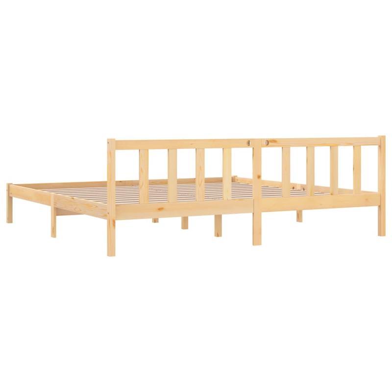 Houten Bed – Grenen Bed – Massief Bed – Slaapkamerbed – Bedframe – 180x200 cm – Duurzaam Massief Grenenhout