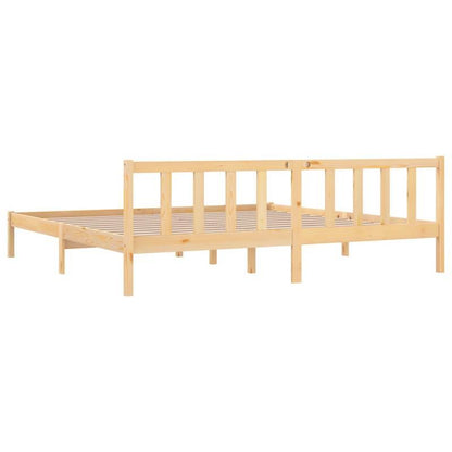 Houten Bed – Grenen Bed – Massief Bed – Slaapkamerbed – Bedframe – 180x200 cm – Duurzaam Massief Grenenhout