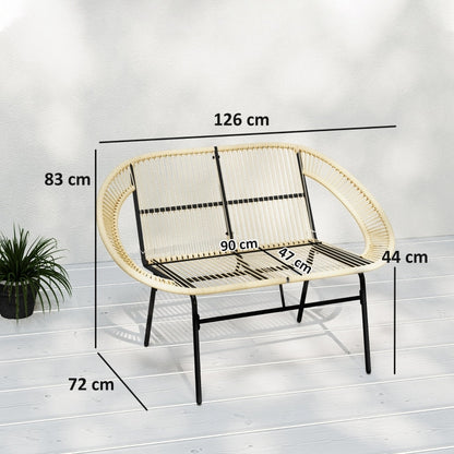 Eettafel – Keukentafel – Tafel – Dinertafel – Vintage Tafel – Bruin – Stalen Sledonderstel – Compact 80x80x76 cm