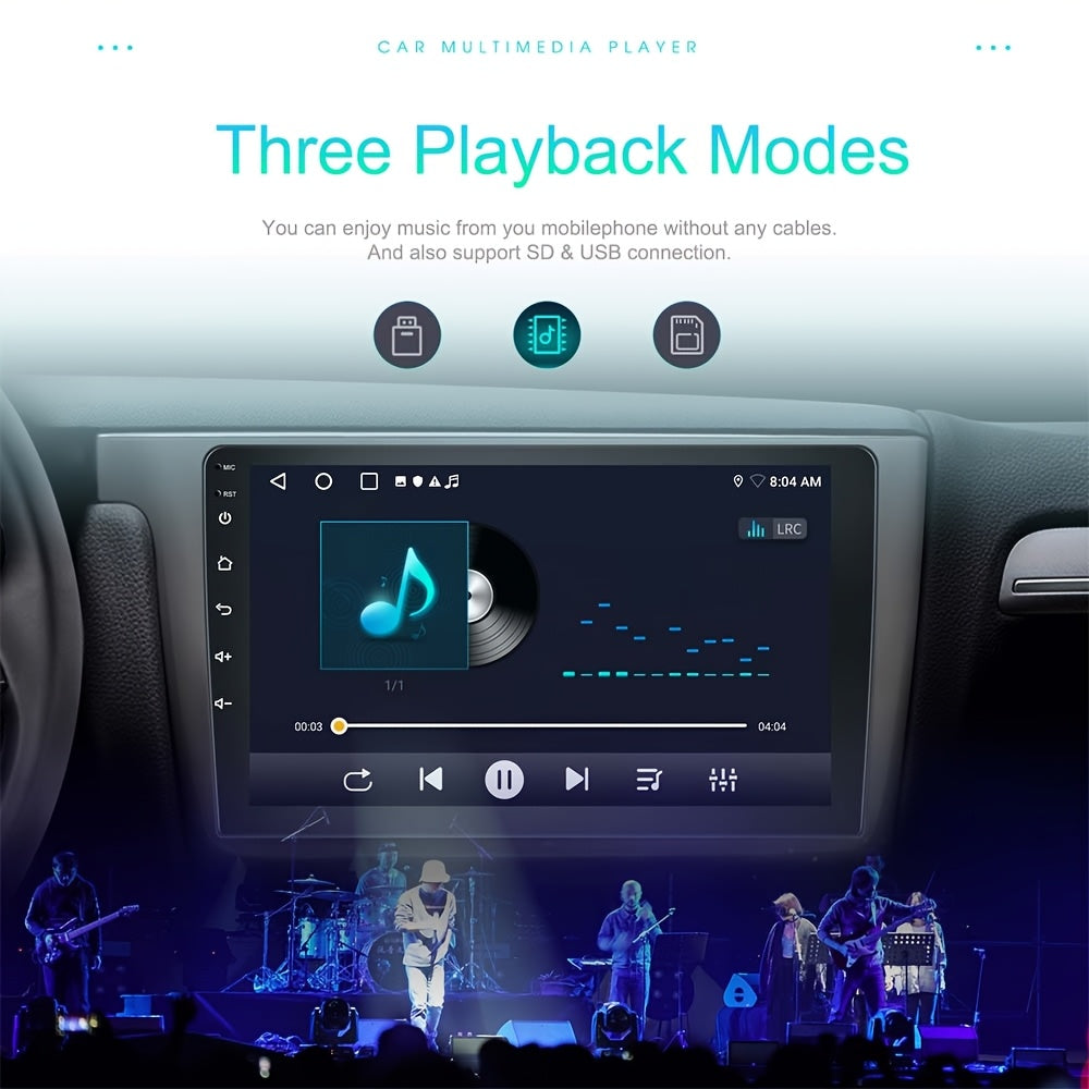 Android 13 Multimediasysteem – Autoradio – Navigatiesysteem – Touchscreen Radio – Draadloos CarPlay – 9-Inch HD Scherm – Ingebouwde AHD Achteruitrijcamera & Handsfree Microfoon