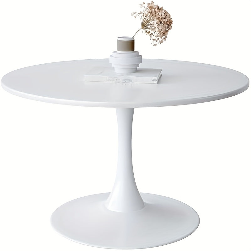 Eettafel – Ronde Tafel – Keukentafel – Kleine Eetkamertafel – Balkon Tafel – Houten Tafelblad – Compact Ø 80 cm