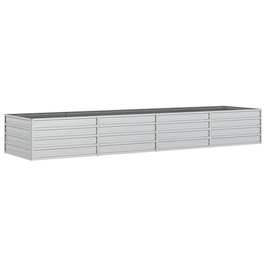 Hoogtebak Tuin – Verhoogd Plantenbed – Moestuinbak – Kruidenbak – Bloembak – Gegalvaniseerd Staal – 320x80x45 cm – Weerbestendig & Duurzaam