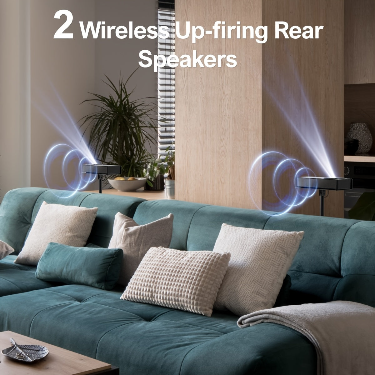 Soundbar – Home Theater Systeem – Surround Speakers – Draadloze Subwoofer – Dolby Atmos – 7.1.4 Kanaals – 740W Vermogen – 20,32 cm Draadloze Subwoofer