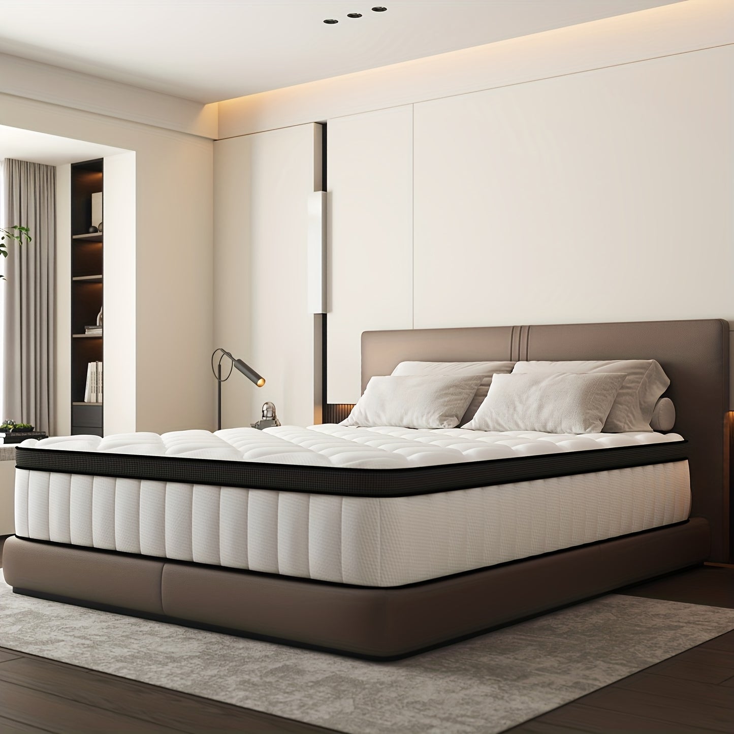 Matras – Pocketveringmatras – Binnenveringsmatras – 7-Zones Matras – Eenpersoonsmatras – 90x200 cm – 22 cm Hoog – Hypoallergeen – Medium Stevig