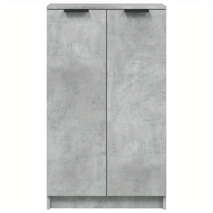 Schoenenkast – Schoenenrek – Schoenenopberger – Halkast – Schoenenbank – Beton Grijs – Compact 59x35x100 cm – Duurzaam Plaatmateriaal