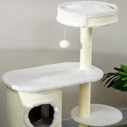 3-laagse plantenstandaard – plantenrek – plantenhouder – bloementrap – plantenbak – blauw-wit – duurzaam PVC – compact design