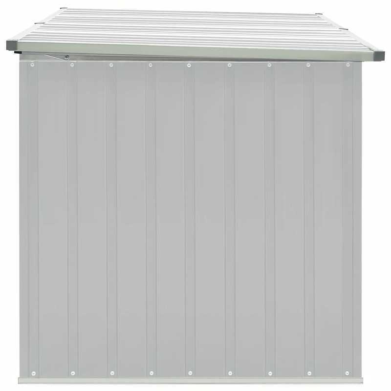 Tuinkist Opslagbox – Tuinkast Tuinbox Opbergbox Gartenbox – Grijs – 171x99x93 cm – Stevig Composietmateriaal – Ruime Buitenopslag