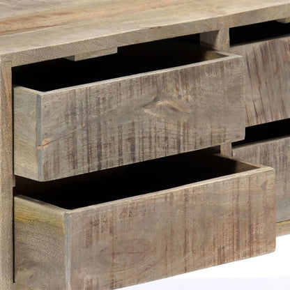 Massief Houten Dressoir – Sideboard – Opbergkast – Kast – Balie – Massief Mangohout – 140x30x60 cm – Verwijderbare Opbergruimte