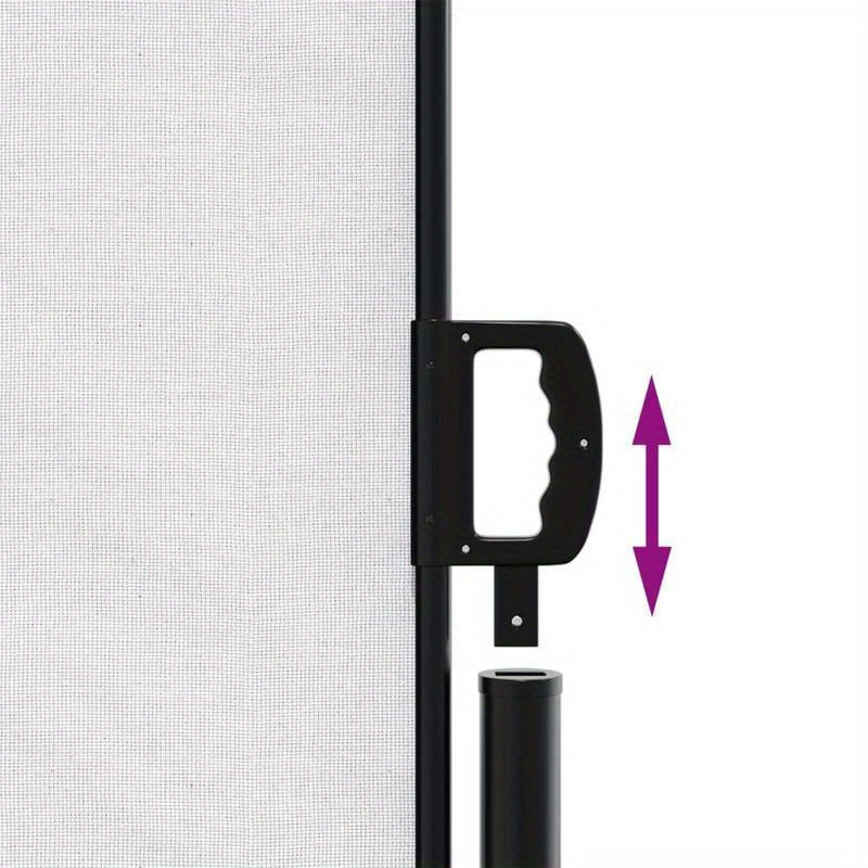Windscherm – Uitschuifbaar Scherm – Balkonbescherming – Zonwering – Windscherm Tuin – Waterafstotend Polyester – Zelf Oprollend Mechaniek