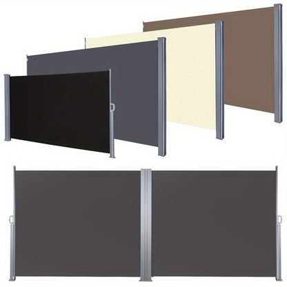 Zonnescherm – Zijdelingse Zonwering – Buitenluifel – Balkonafscherming – Terrasscherm – Stevig Aluminium/IJzeren Frame – 160x300 cm – UV-bestendig en Waterafstotend