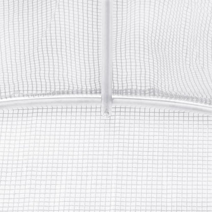 Tuinkas – Kweekkas – Broeikas – Kas – Wit Stalen Frame – 12 m² Oppervlak (4x3x2 m) – Stevig & Ruim