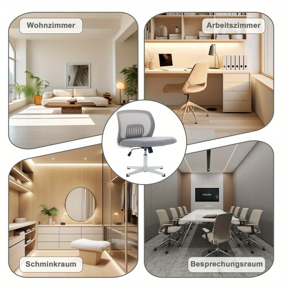 Bureaustoel – Bureaustoelen – Stoel – Draaistoel – Office Chair – Brede Gevoerde Zitting – 360° Draaibaar En Verstelbare Hoogte