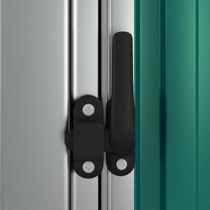 Tuinschuur – Buitenschuur – Opslagbox – Gereedschapsschuur – Buitenberging – Weerbestendig Gegalvaniseerd Staal – Ruim 180x97x210 cm – Mobiel Met Verwijderbare Panelen