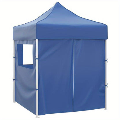 Versatile 2x2m Blue Party Tent with 4 Foldable Sides - Perfect for Events, Parties, Camping, Weddings, Birthdays & Vacations
