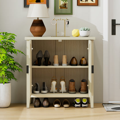 Kast – Opbergkast – Dressoir – Bijzetkast – Kastenmeubel – Natuurlijke Rotan – Licht Beige – Compact & Duurzaam
