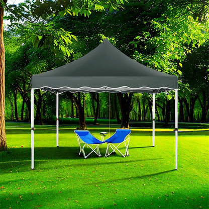 Paviljoen – Partytent – Opvouwbare Tent – Tuinpaviljoen – Easy-Up Tent – 3x3 m – Verstelbare Hoogte – Waterbestendig Met Zandzakken