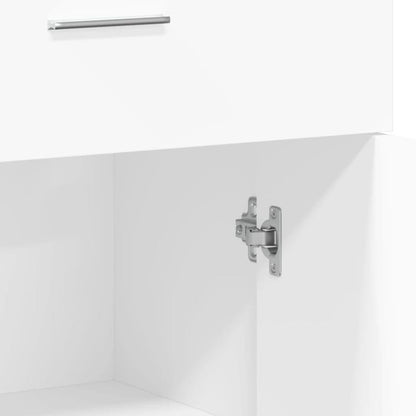Dressoir – Ladekast – Opbergkast – Tv-kast – Commode – Modern Wit Design – MDF Met Vergrendelbare Deuren – 60x30x84 cm