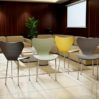 Kantoorstoel – Bureaustoel – Vergaderstoel – Bezoekersstoel – Reception Stoel – Set Van 4 Zwarte Stoelen – Ergonomisch Ontwerp – Dikke Leren Zitkussens