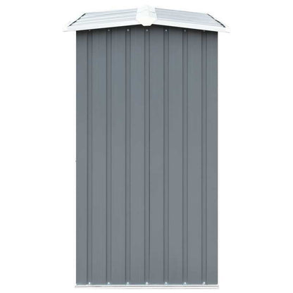 Houthok – Houtopslag – Brandhoutrek – Houtberging – Haardhout Rek – Verzinkt Staal – Weerbestendige Grijze Coating – 172 x 91 x 154 cm – Stevig Duurzaam Frame