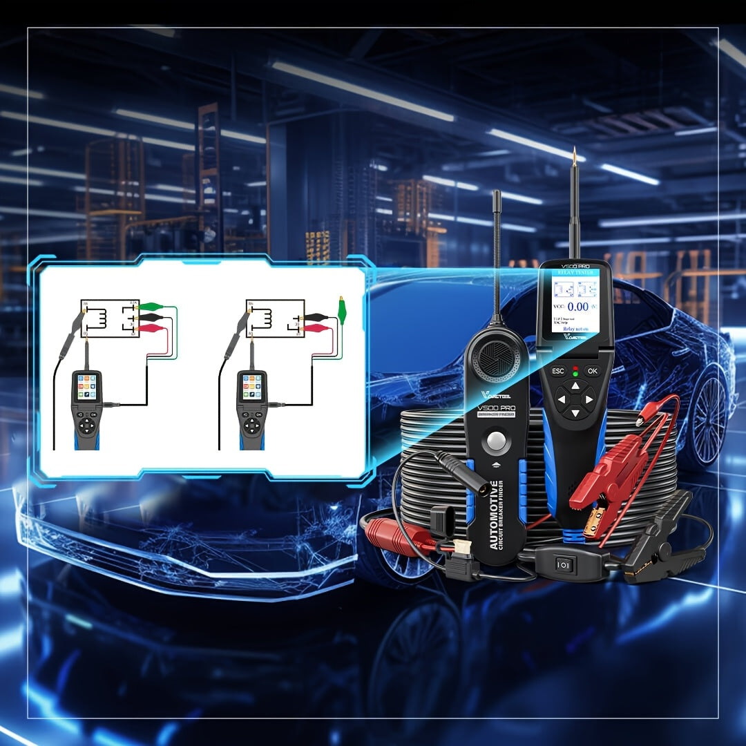 OBD2 Diagnose Tool – Auto Scanner – Foutcode Lezer – Voertuig Diagnostiek – Diagnoseapparaat – 4 Systeemdiagnoses – Draadloos Met USB Voeding