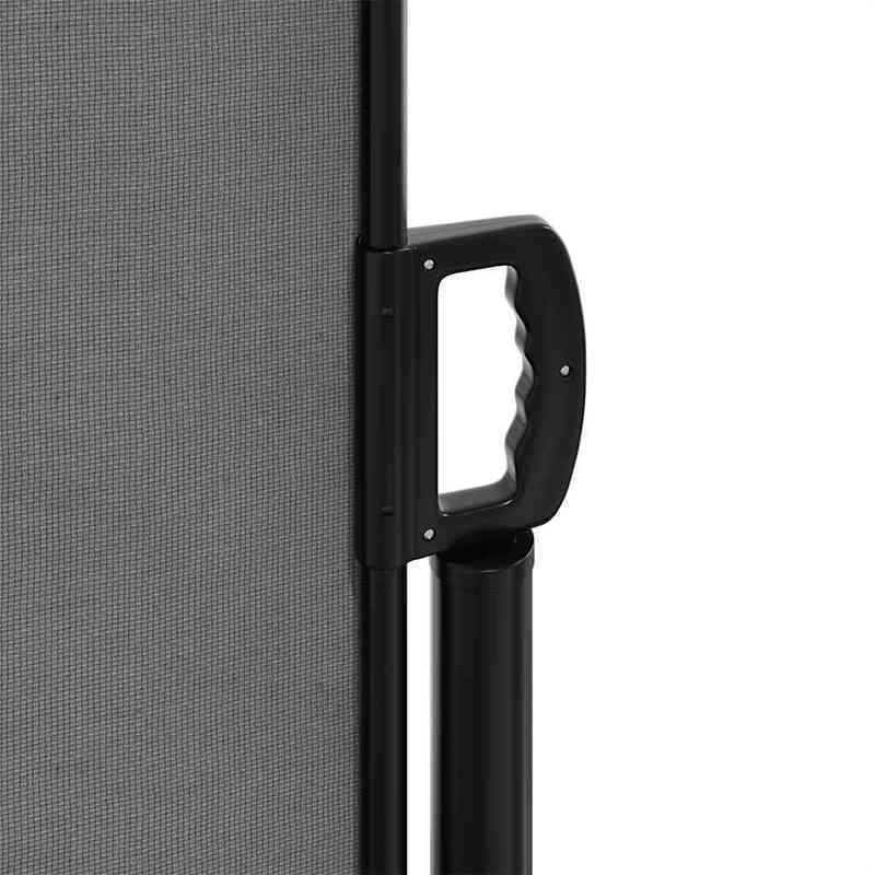 Uitschuifbaar Windscherm – Windscherm Balkon – Windscherm Tuin – Privacy Scherm – 140x600 Cm – Metalen Frame - Antraciet