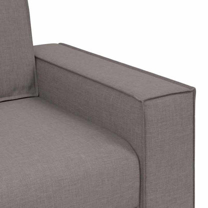 2-zitsbank – Loveseat – Sofa – 2-persoonsbank – Bankstel – Taupe – Compact 140 cm – Duurzaam Hardhoutframe