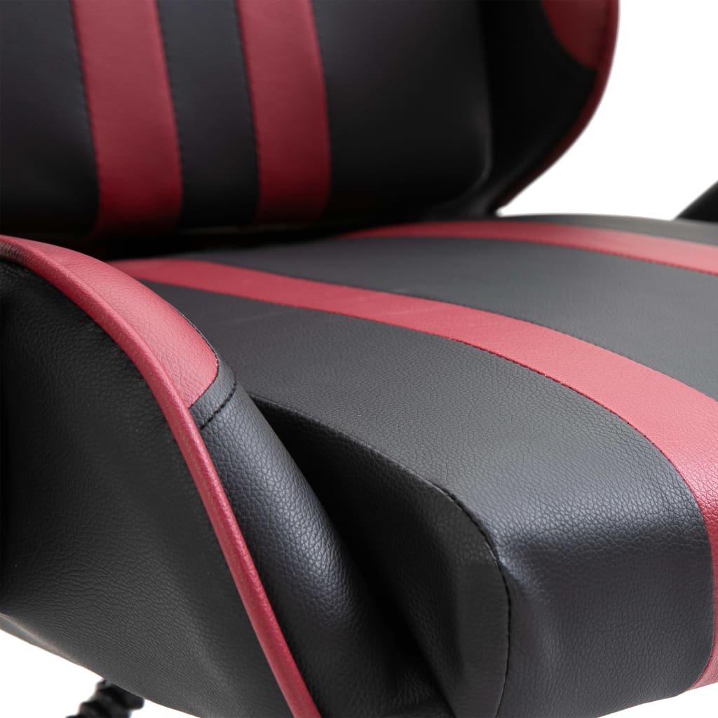 Gamingstoel – Gamestoel – Gaming Chair – Game Stoel – Bureaustoel – Verstelbare Rugleuning – Ergonomische Rode Kunstleer Vulling