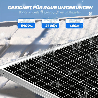 300W Zonnepaneel – Zonnepaneel Module – Solar Module – Fotovoltaïsch Paneel – Monokristallijn Paneel – 18V Hoog Rendement 23% – Weerbestendig Aluminium Frame