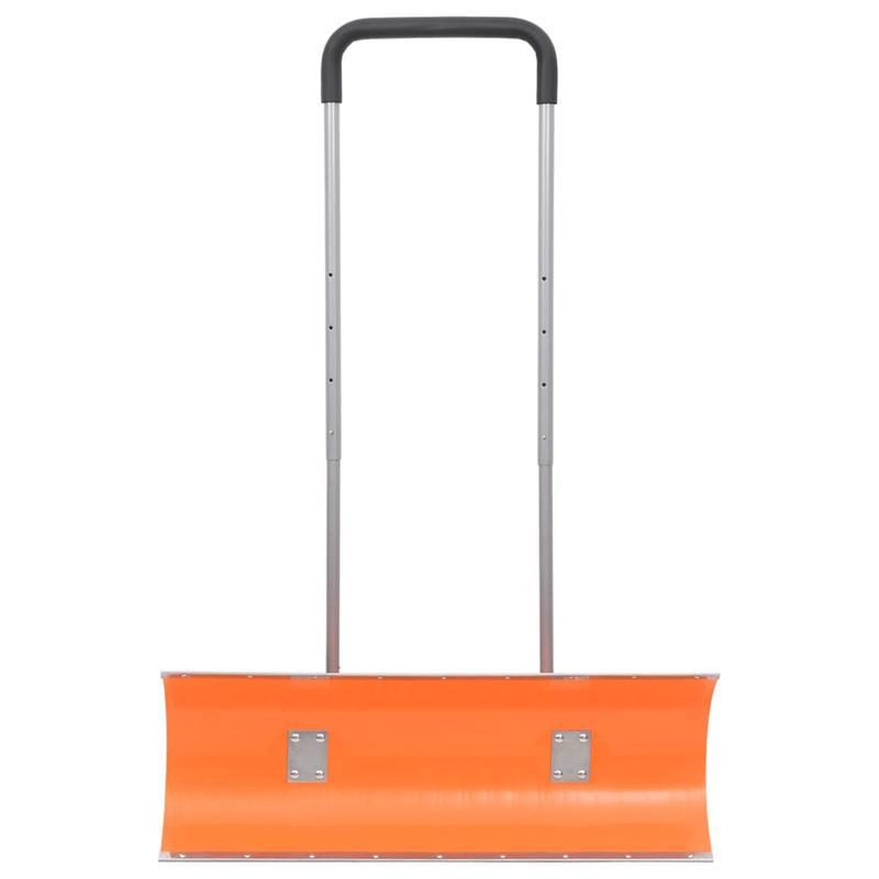 Sneeuwschep – Sneeuwschuiver – Sneeuwruimer – IJsschep – Uitschuifbare Steel Tot 96 cm – Stalen Schepblad – Oranje