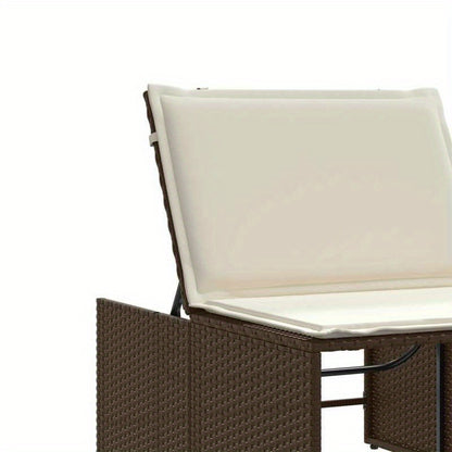 Lounge set – Loungeset – Tuinset – Tuinmeubelset – Zitset – Poly rattan – Bruin – Comfortabele Stoelen – Weerbestendig