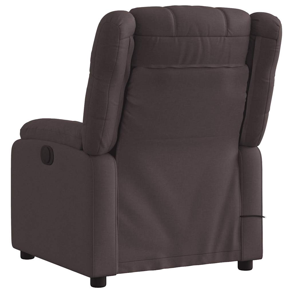Massagestoel – Relaxstoel – Massagefauteuil – Ontspanningsstoel – Elektrische Massagestoel – Verstelbaar tot 135° – 6 Massagepunten met USB-aansluiting – Donkerbruin